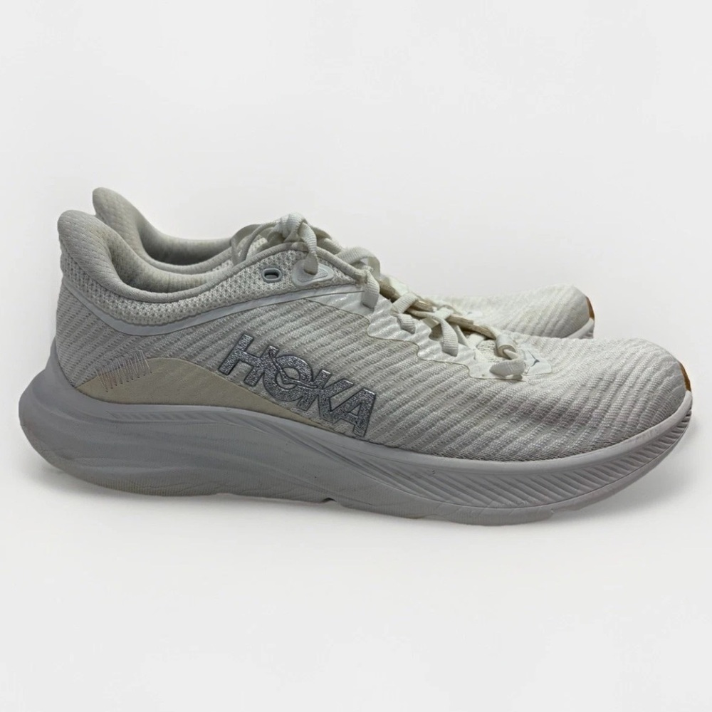 Hoka One One Women’s Solimar 1123075 White Running Shoes Sneakers Size 9.5B Run